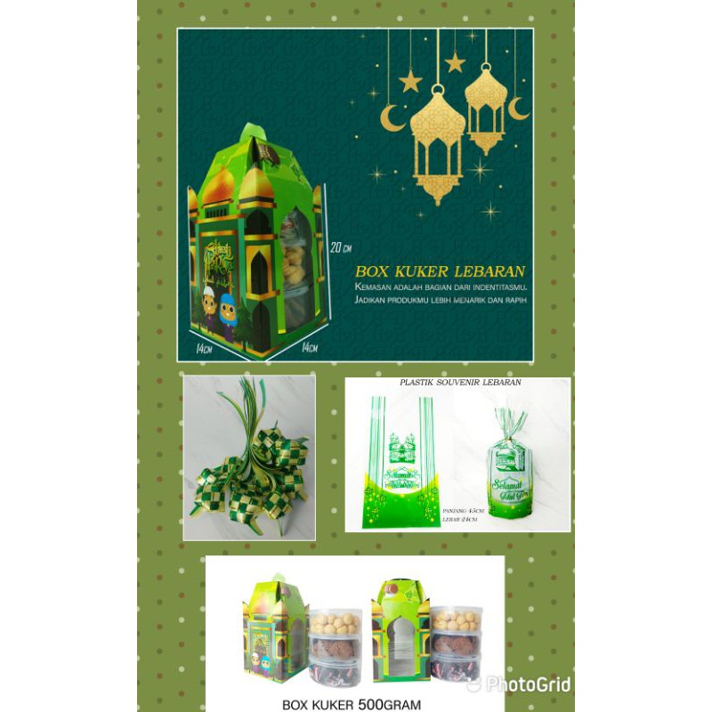

BOX DUS PARCEL KUE LEBARAN IDUL FITRI PLASTIK OPP IDUL FITRI DAN KETUPAT MINI
