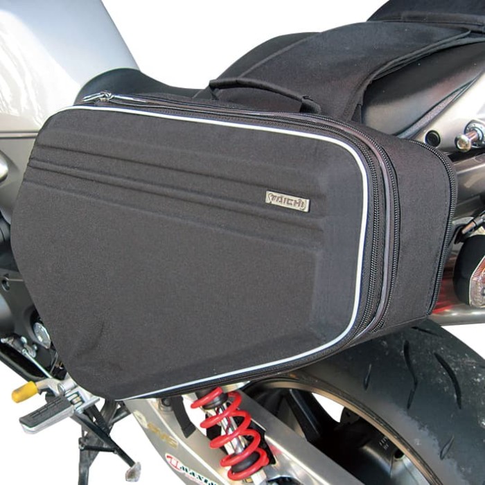 RS Taichi Original RSB306 SPORT SLIM SIDE BAG Tas Touring SIDE- Black