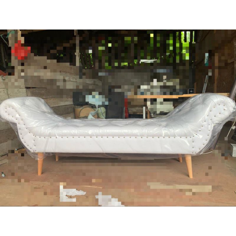 Sofa Bench perahu kancing retro murah