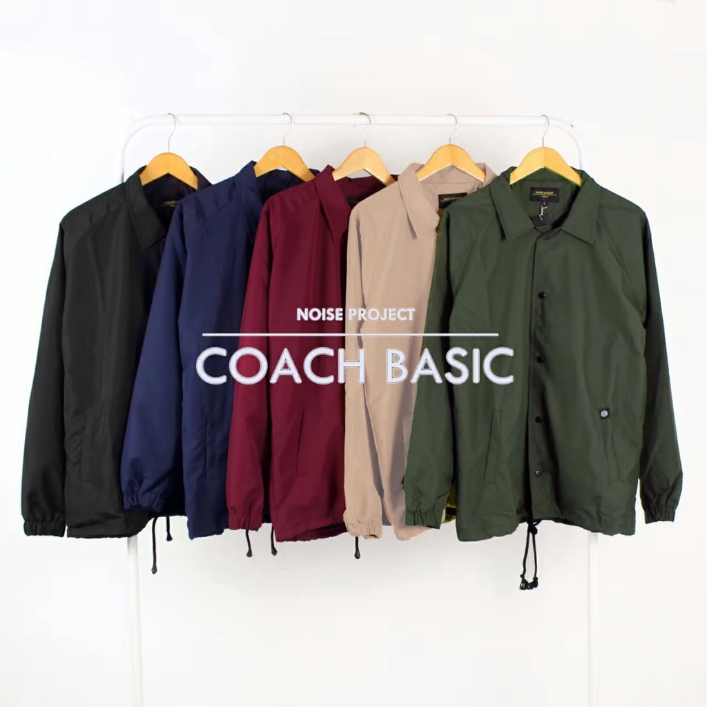 COACH JACKET BASIC POLOS / COACH JACKET ANTI AIR WATERPROOF DISTRO ORIGINAL WOLV