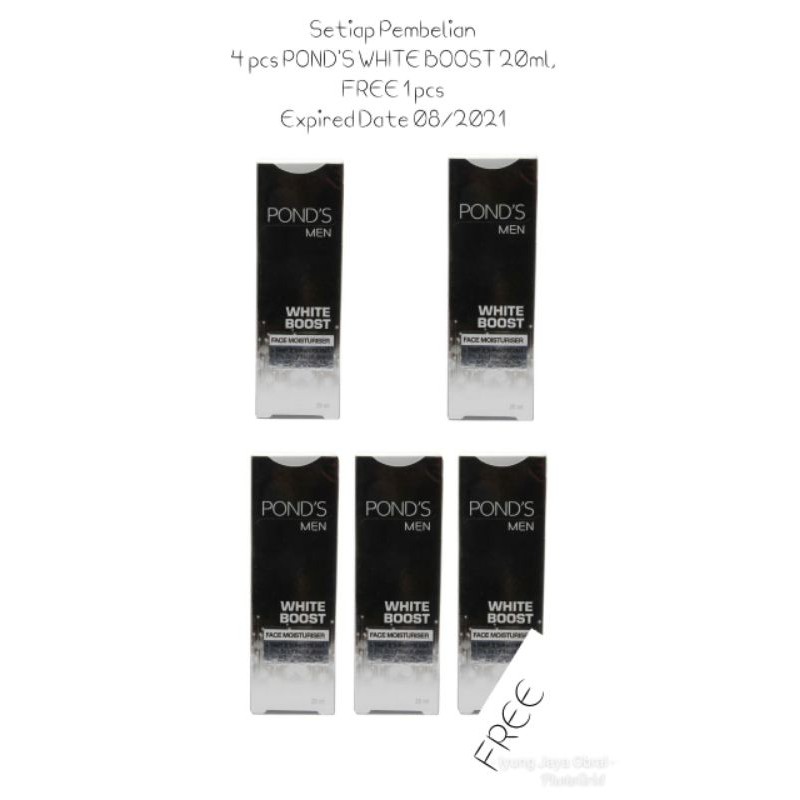 Ponds Men Cream Moisturizer 20ml White Boost