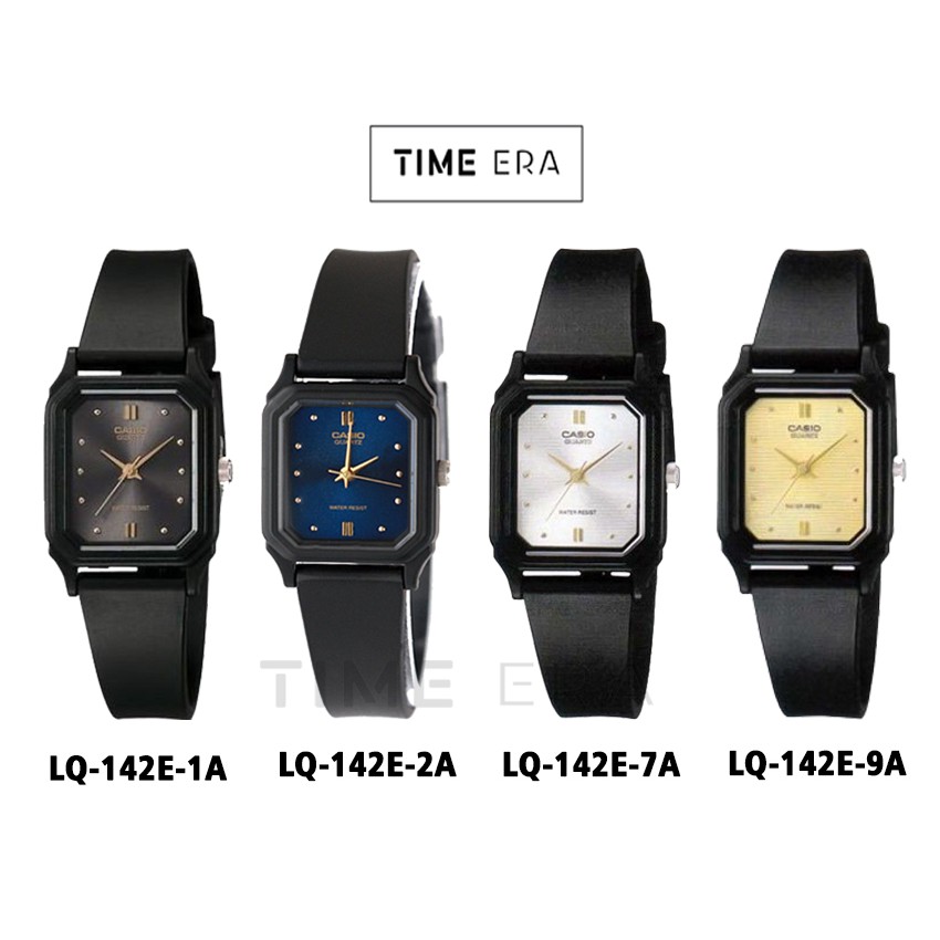 Casio Original LQ-142E / LQ142E-1A / LQ-142E-2A 7A 9A Jam Tangan Analog Wanita Karet