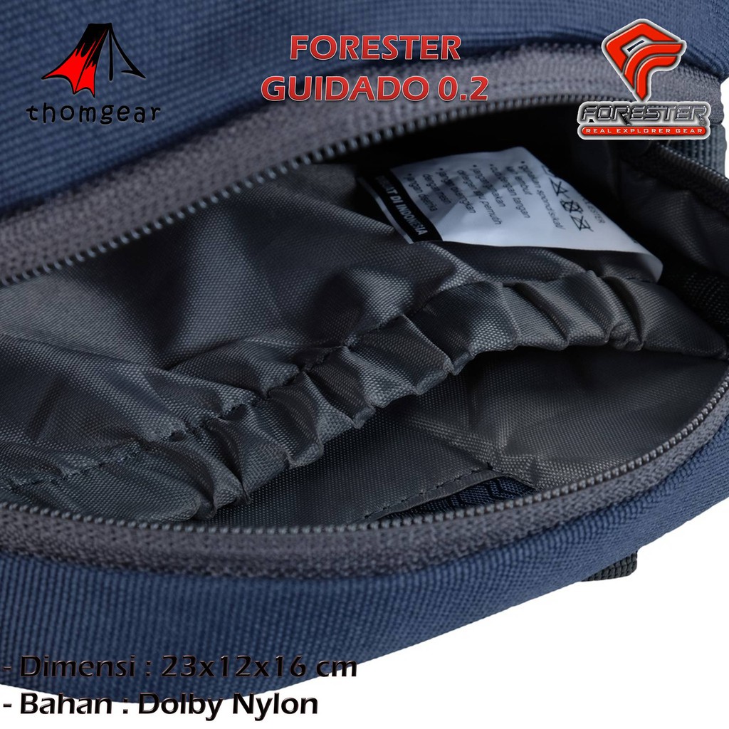 Thomgear Forester 30284 Tas Slempang Travel Pouch Guidado 0.2 + Cb Original