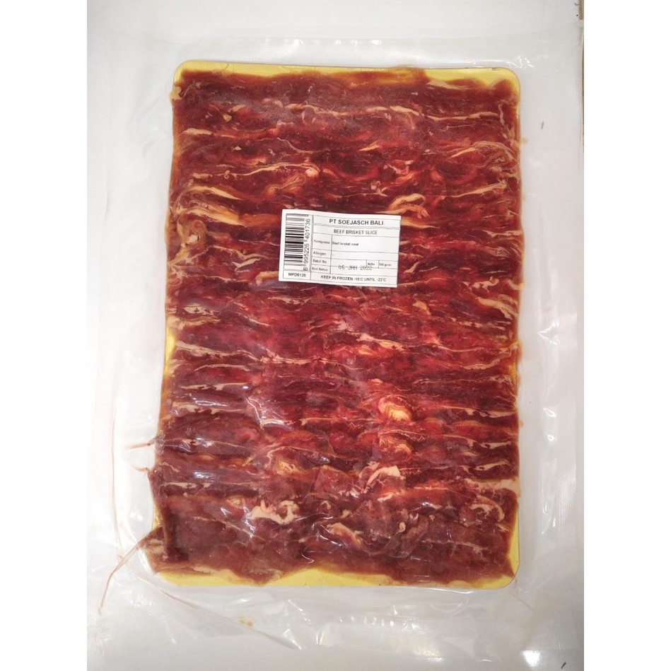 

Beef Brisket Slice 500 gr