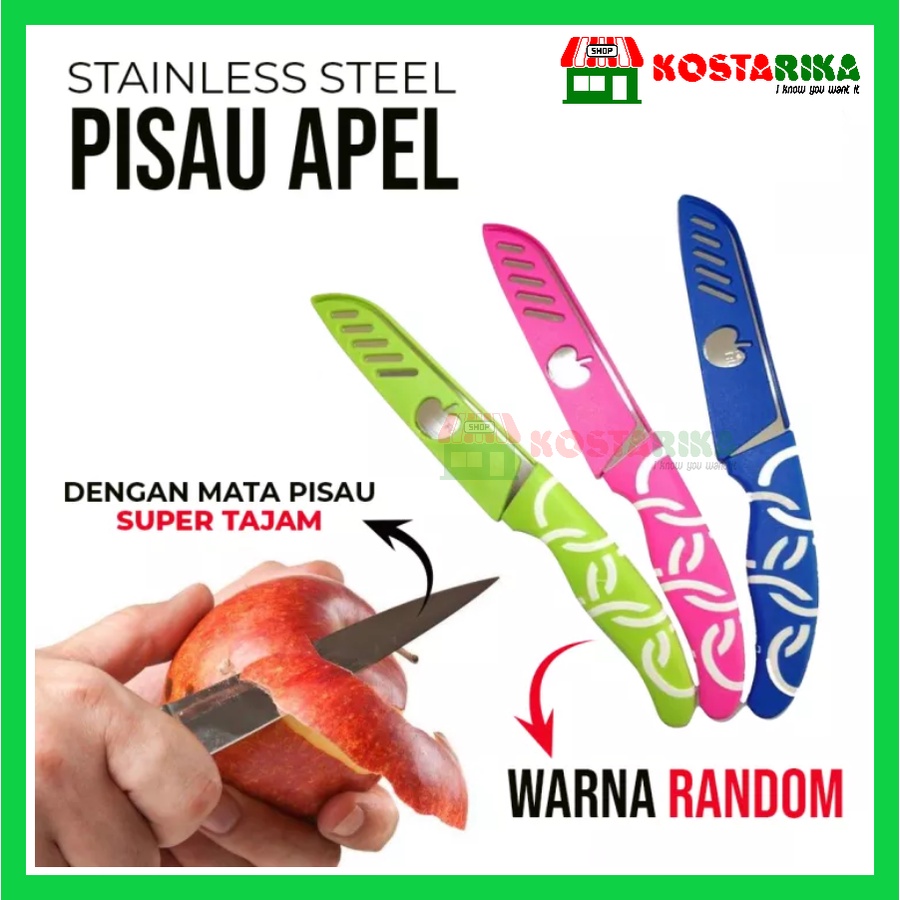 Pisau Buah Motif Sarung Pisau Buah Stainless Steel