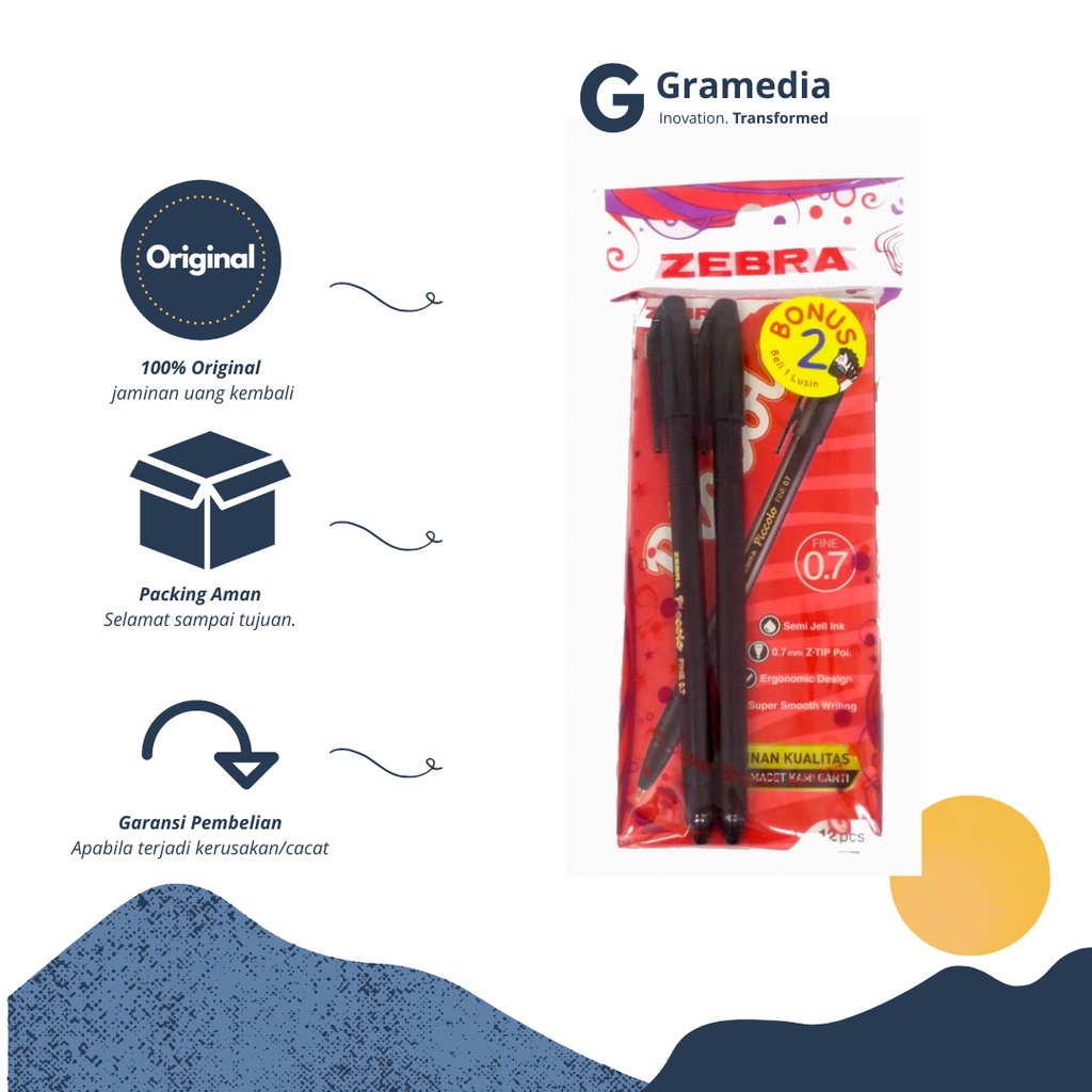 

Gramedia Cikupa - Zebra Paket Tam Piccolo Set 12