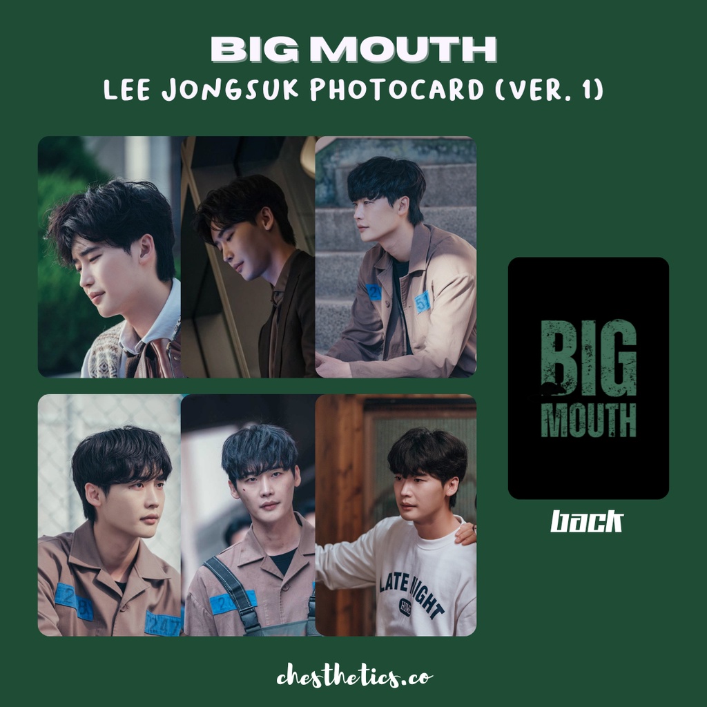 Big Mouth Mouse KDrama Korea Korean Drama Photocard Aktor Lee Jongsuk Im Yoona SNSD