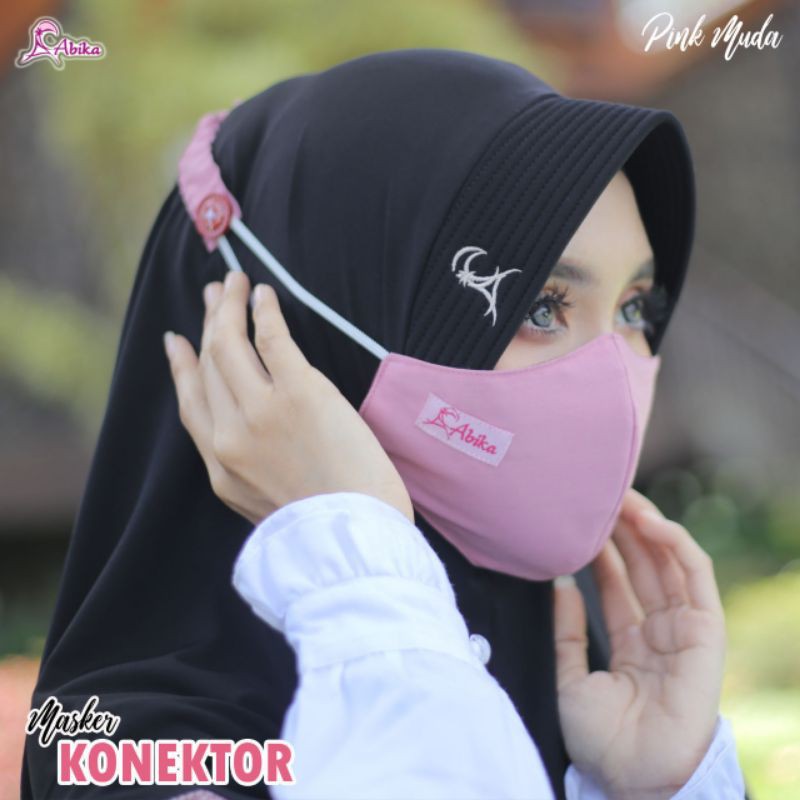 Konektor Masker Karet Hijab - Pengait Masker Murah