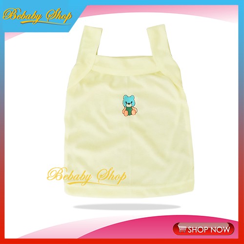 3pcs Tanktop Bayi Ana Smile Singlet Baby Girl Kamisol Kaos Tanpa Lengan Allsize 0-6 Bulan