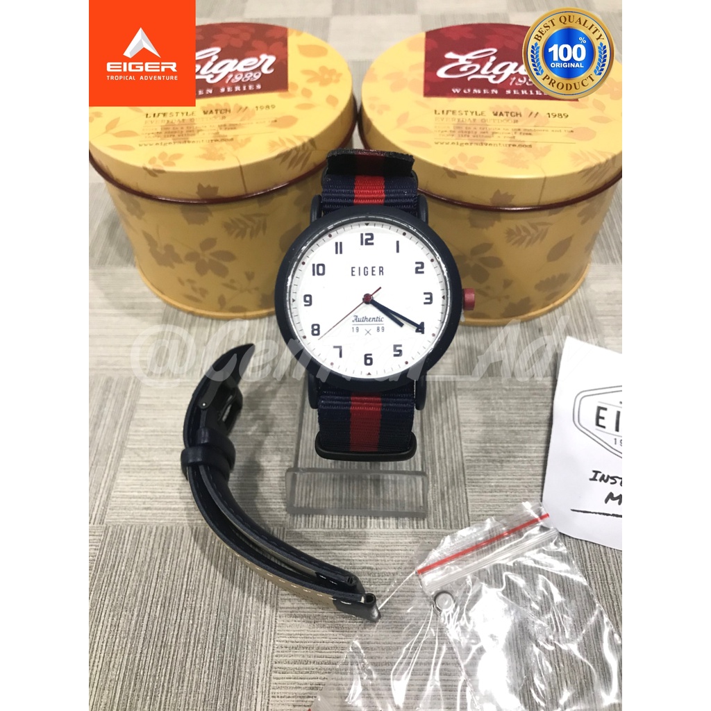 Eiger001 Jam Tangan Analog |Ws Copper Watch 1989 |4728|Navy