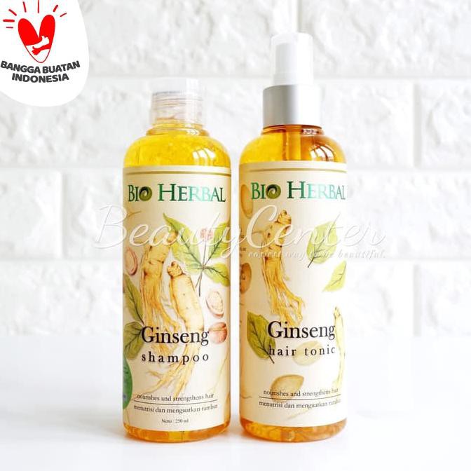 Jual PAKET BIO HERBAL GINSENG SHAMPOO & HAIR TONIC BPOM Shopee Indonesia