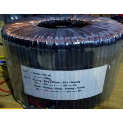 Trafo toroid donat 30A 65V CT Helenic German