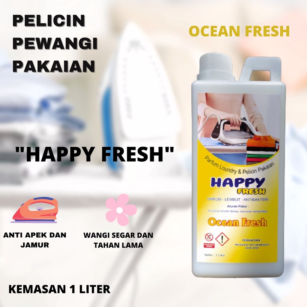 [BEST SELLER] Parfum Laundry 1000ml Tahan Lama &amp; Wangi Kuat | Pewangi Pakaian Anti Bakteri + Free Botol Spray