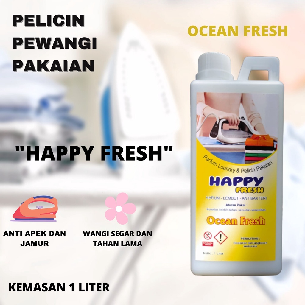 Pelicin Pakaian HEMAT PLUS 1 Liter Pewangi Laundry Parfum Londry Wanginya Tahan Lama Pengharum Baju Anti Apek dan Jamur