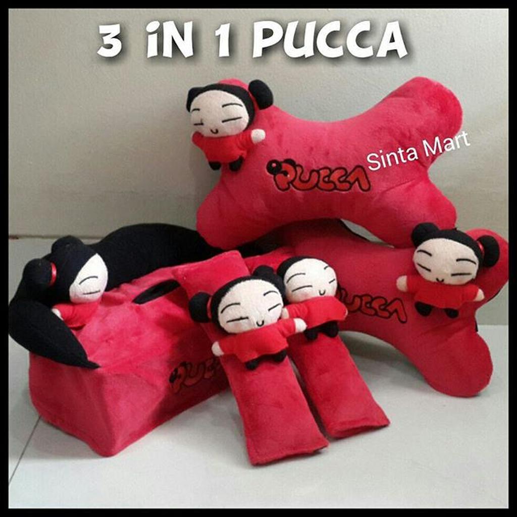 Bantal Mobil 3 in 1 Pucca