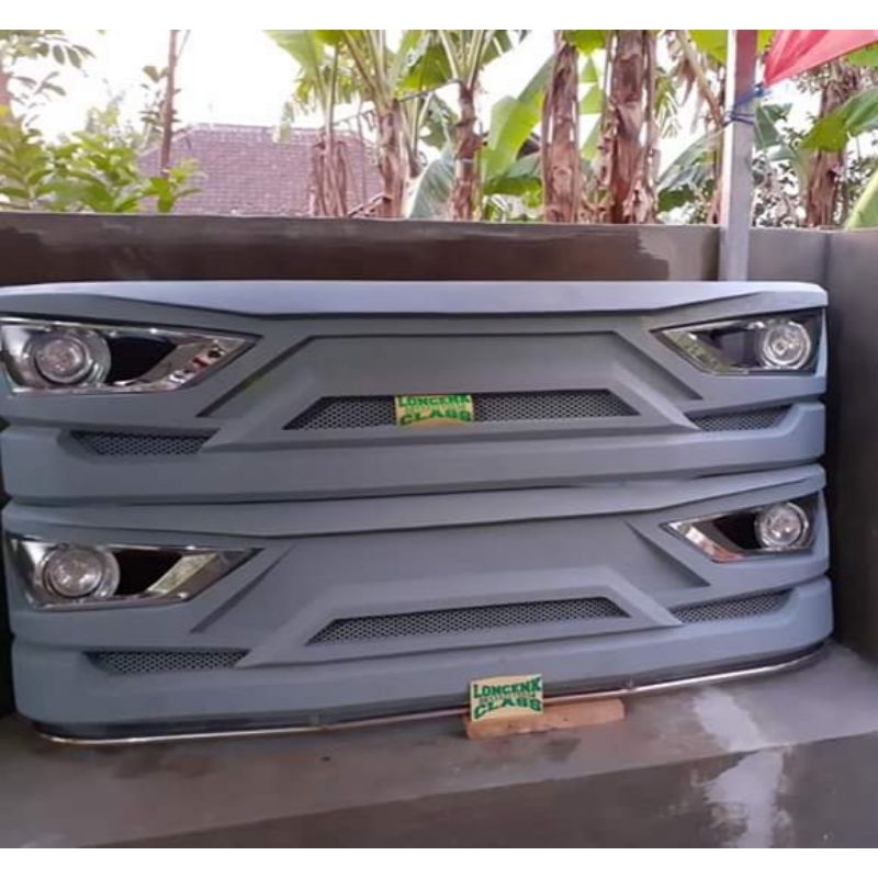 Bemper depan elf giga model lampu sigra