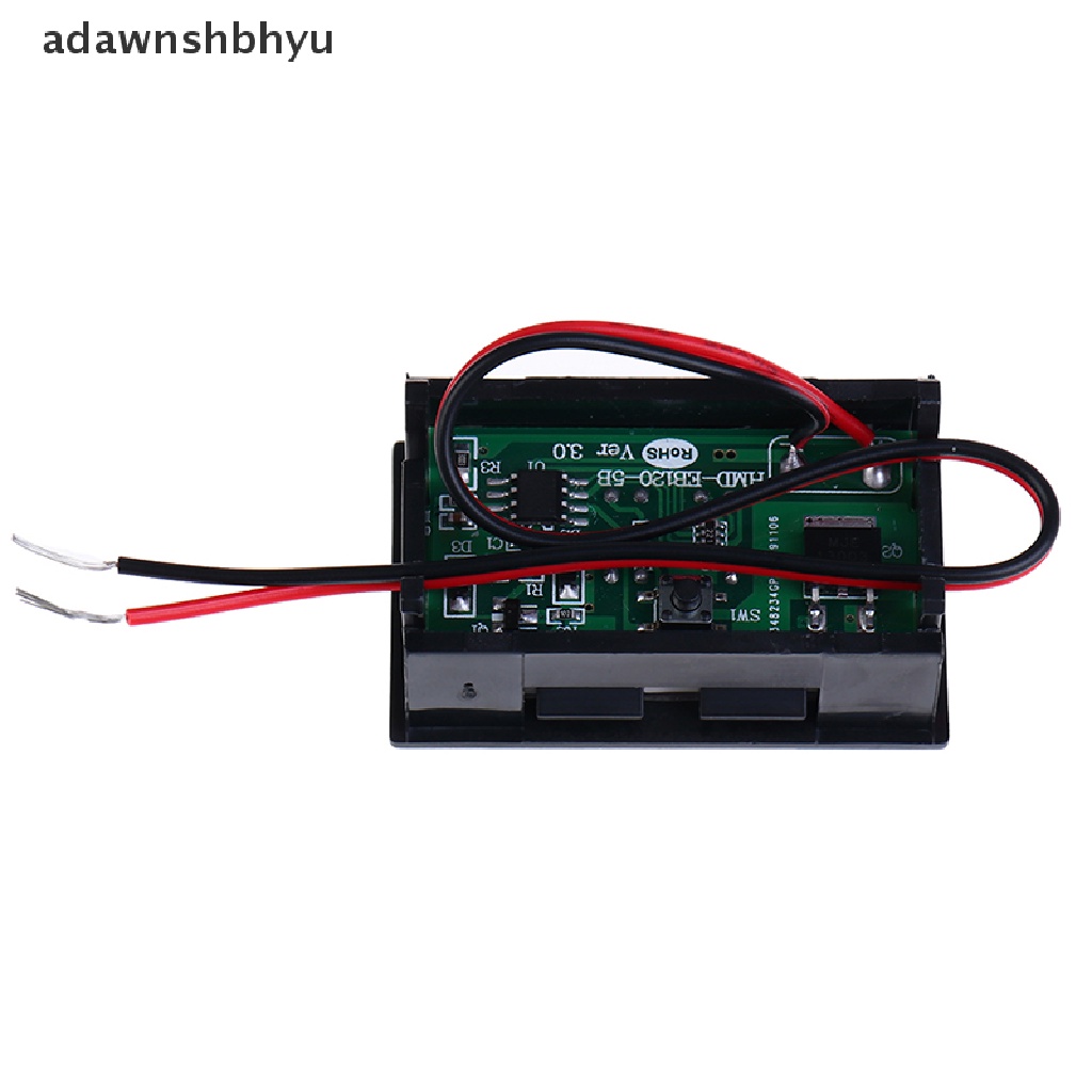 Adawnshbhyu 3S 12.6V Indikator Kapasitas Baterai Lithium Voltmeter Modul Tampilan Biru