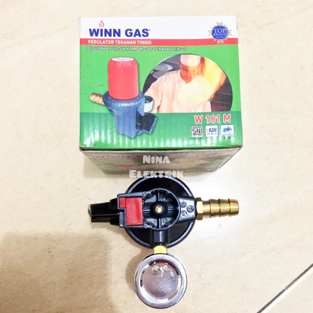 Regulator WINN HP Tegangan Tinggi + JARUM METERAN