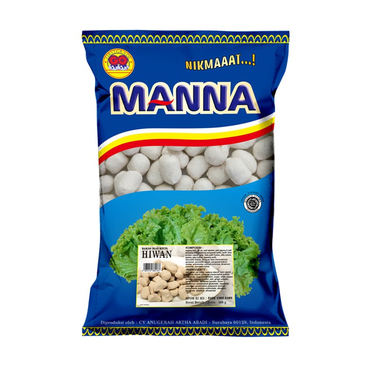 [FROZEN FOOD GOMANNA] BAKSO IKAN KECIL HIWAN ISI 60 (500GR) MAKANAN INSTAN FROZENFOOD BPOM HALAL