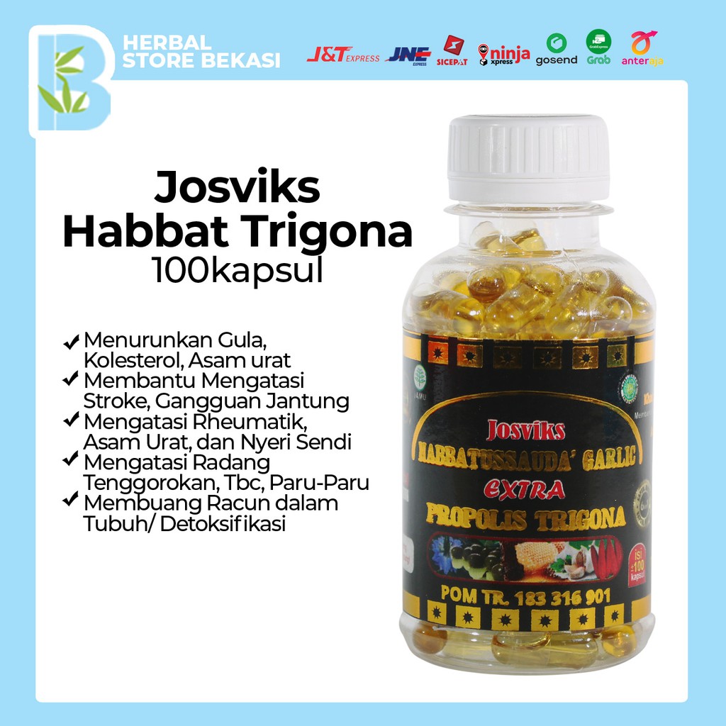 Josviks Habbatussauda Garlic Extra Propolis Trigona 100 Kapsul Vitamin Untuk Kesehatan Dan Imun Indonesia