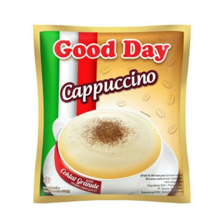 

GOOD DAY CAPPUCINO RENCENG 25 GR HARGA SUDAH TERMASUK PACKING