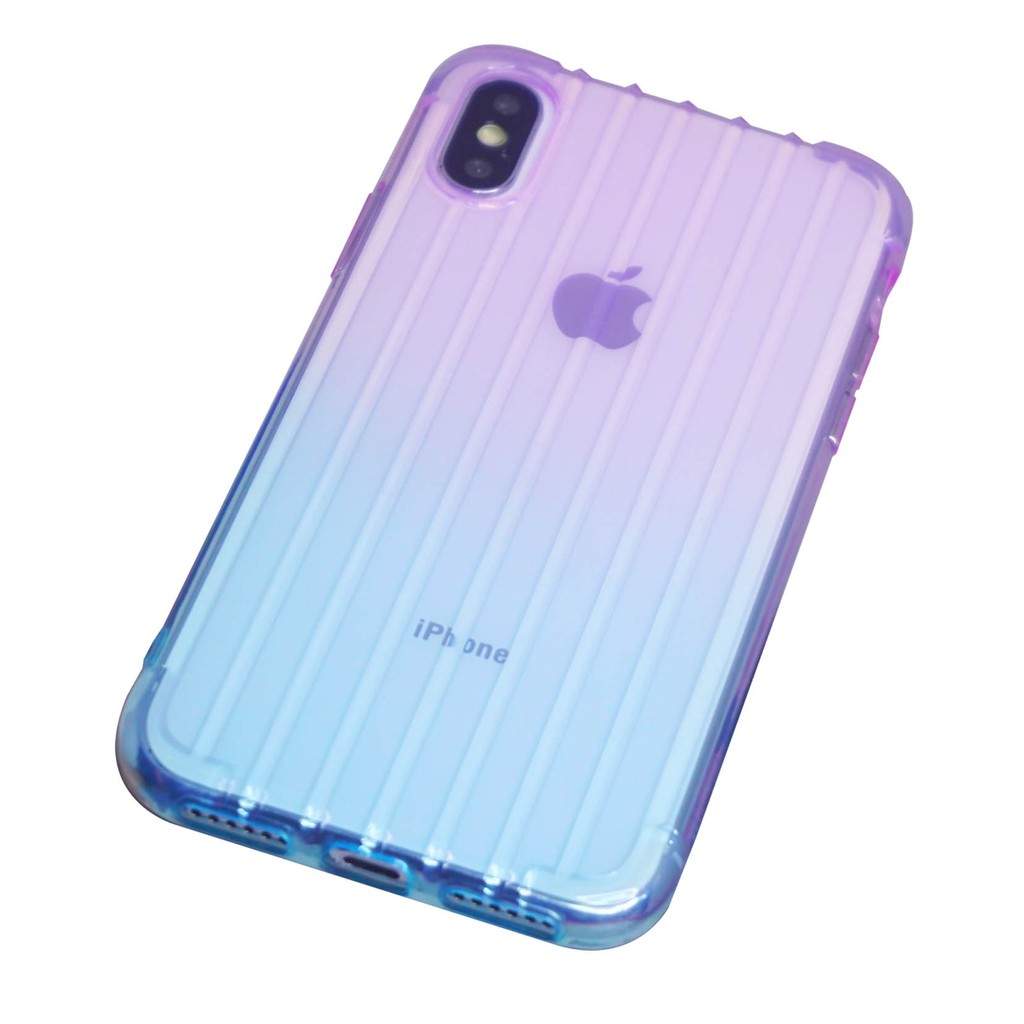 Softcase Clear Iphone 6G  - Iphone 6G+ -  Iphone 7G/SE 2020 -Iphone 7G+ Motif Koper Colorway