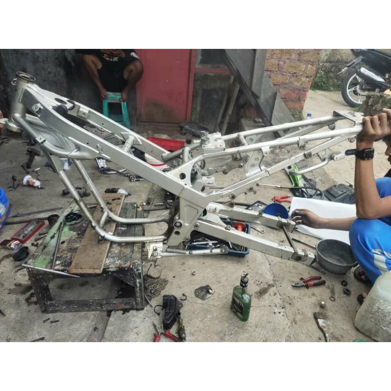 rangka ninja ss/r set arm copotan original 2013