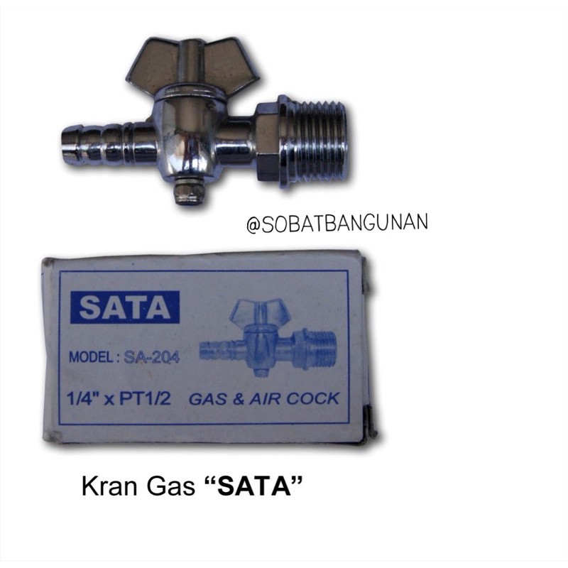 SATA Kran Gas LPG / Kran Oven Gas Water Heater / Kran Kompor Martabak