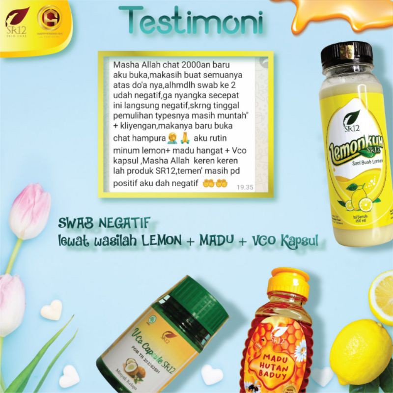 Lemonkuh SR12 - Minuman Diet Bpom Ampuh Cepat / Sari Lemon Asli / Vitamin C / Menjaga Kesehatan Tubuh