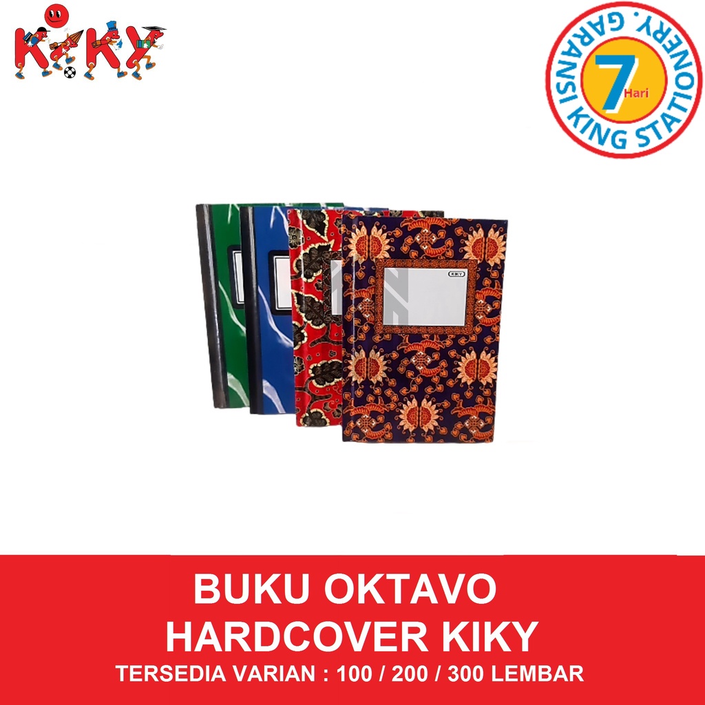 

BUKU OKTAVO HARDCOVER KIKY 100 / 200 / 300 LEMBAR