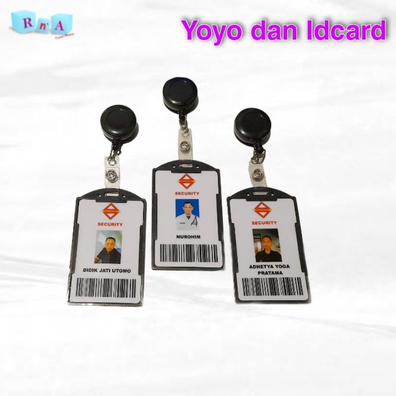 

set idcard + yoyo logo resin