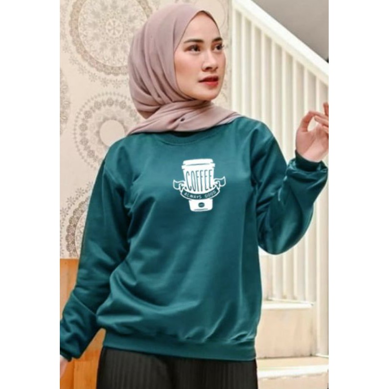 Kaos Lengan Panjang CUP / Kaos Sweatshirt / Atasan Wanita / Atasan Wanita Lengan Panjang