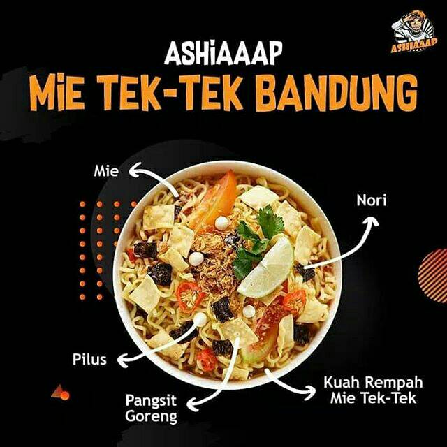 

Ashiaaap (Mie Tek Tek Bandung)