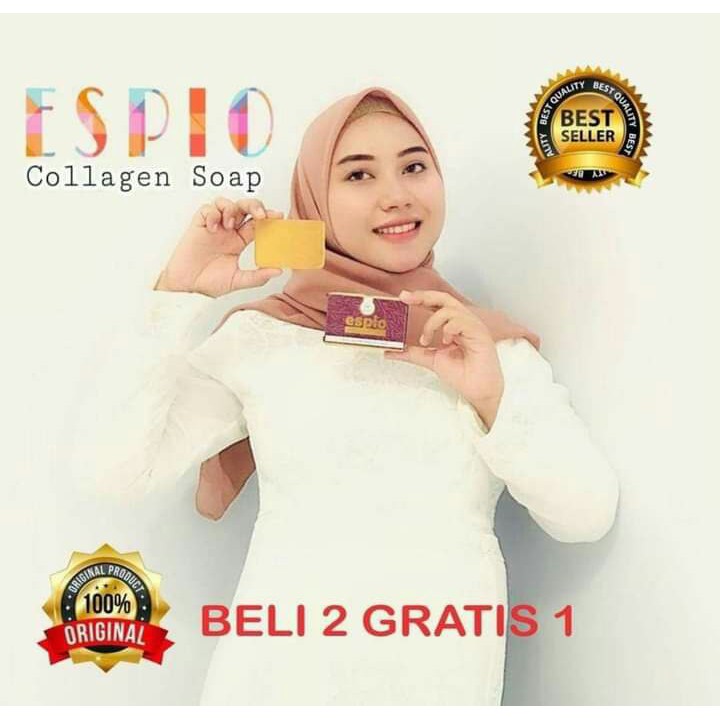 Sabun Collagen Pemutih Tubuh dan Wajah Espio