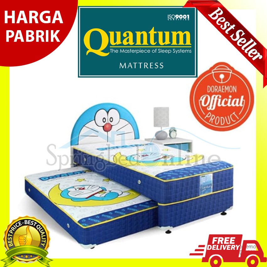 Springbed Quantum Doraemon 2in1 - Full Set HB 3D DB336