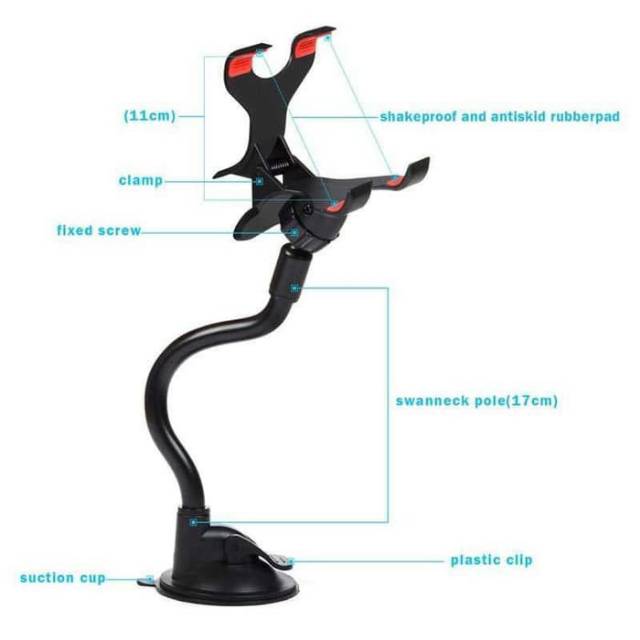 Tempat Hp di Mobil Handphone GPS Lazypod Mount Car Phone Holder