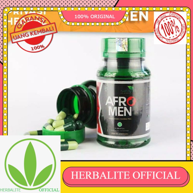 100% ORIGINAL AFROMEN ORIGINAL 100% BPOM HERBAL STAMINA PRIA AFRO MEN ASLI ORIGINAL BPOM