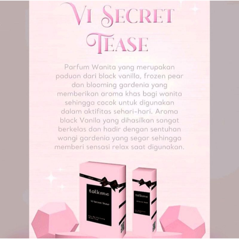 [ 30ml ] Talkme Inspired Parfum EDP BPOM   / Parfum Pria / Parfum Wanita / Parfum Unisex / Scandal Vanila Ready