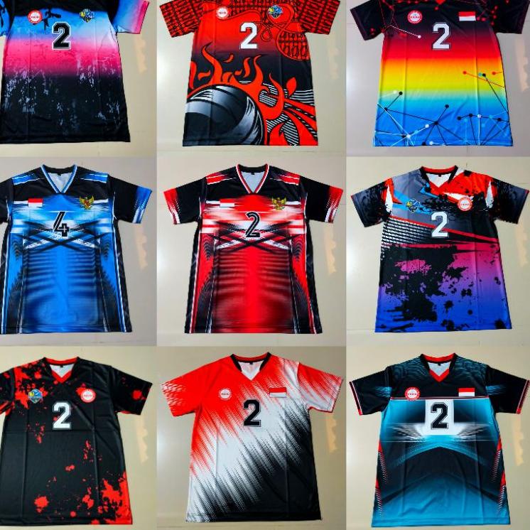 Terbaik.. JERSEY VOLLY KAOS VOLI PROLIGA FULL PRINTING BAJU VOLLY PRIA LENGAN PENDEK ATASAN OLAHRAGA