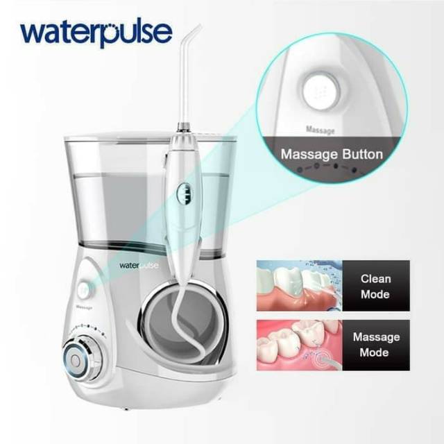 WATERPULSE DENTAL FLOSSER / ALAT PEMBERSIH DAN PEMUTIH GIGI 700ML / WATERPULSE  V660