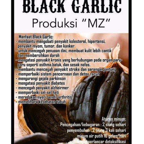 

Black garlic beli 2 free 1