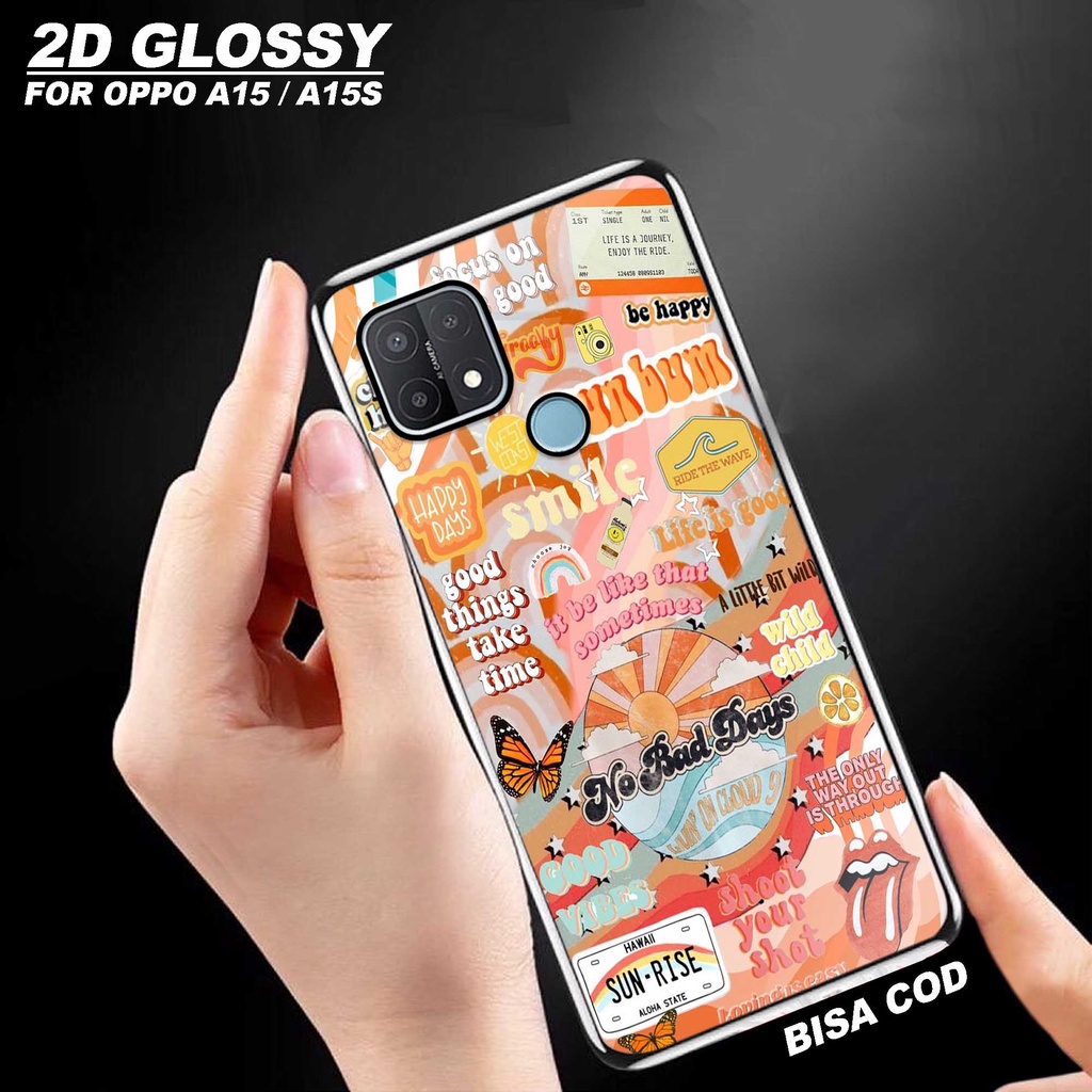 Sukses Case OPPO A15/A15S - Hardcase 2D Glossy Oppo A15/a15S - Silikon Hp Oppo - Silicon Hp Oppo - K