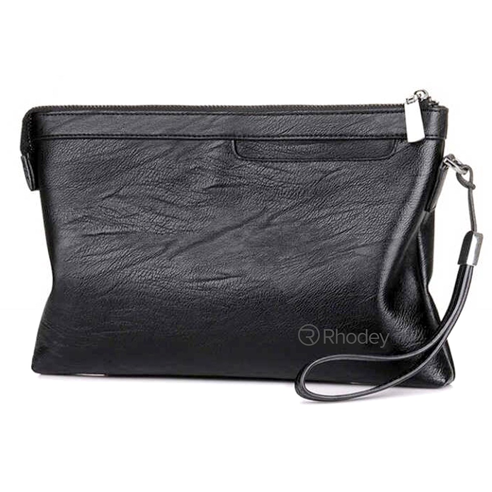 Rhodey Dompet Clutch Pria Bahan Kulit - 1809 HITAM