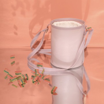 Bottoru ungu tas selempang bucket bag jelly purple