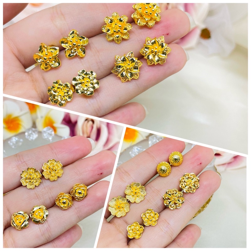 Anting bunga emas kendari Xuping