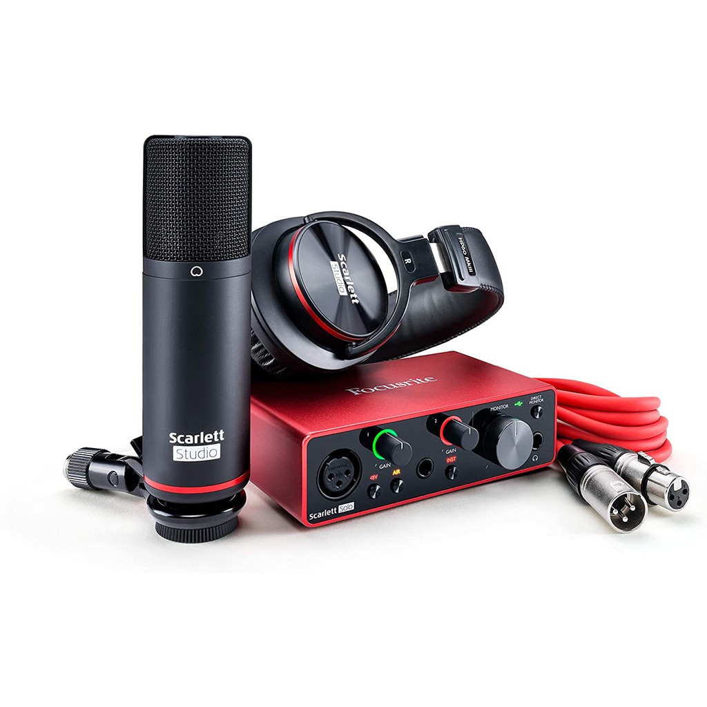 Focusrite Scarlett Solo Studio 3rd Generation Paket Recording