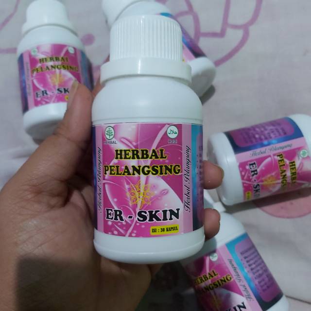 Herbal pelangsing er-skin 30kapsul