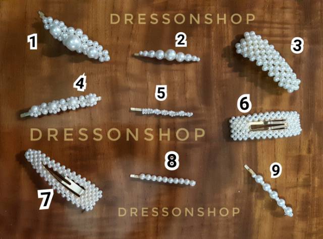 JEPIT RAMBUT MUTIARA KOREA. JEPIT KOREA. JEPIT PONI ,pearl hairpin hairclip Jepit rambut murah