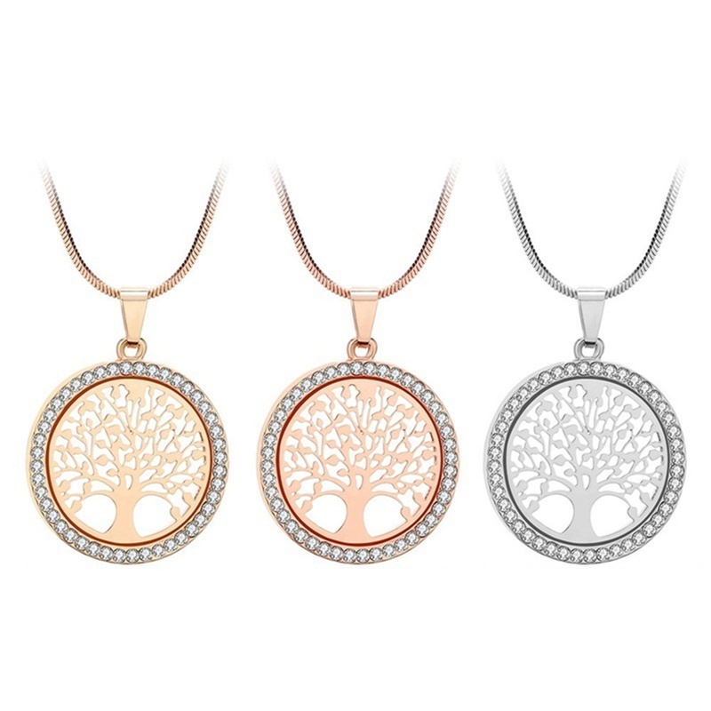 Popular Tree Of Life Pendant Necklaces For Women Elegant