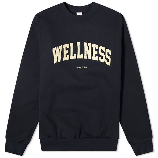 SWEATER CREWNECK WANITA WELLNESS  / SWEATER WANITA TEBAL